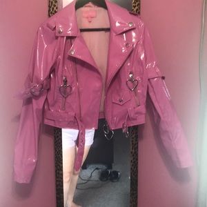 NWOT Mad Sass Patent Jacket by Sugar Thrillz